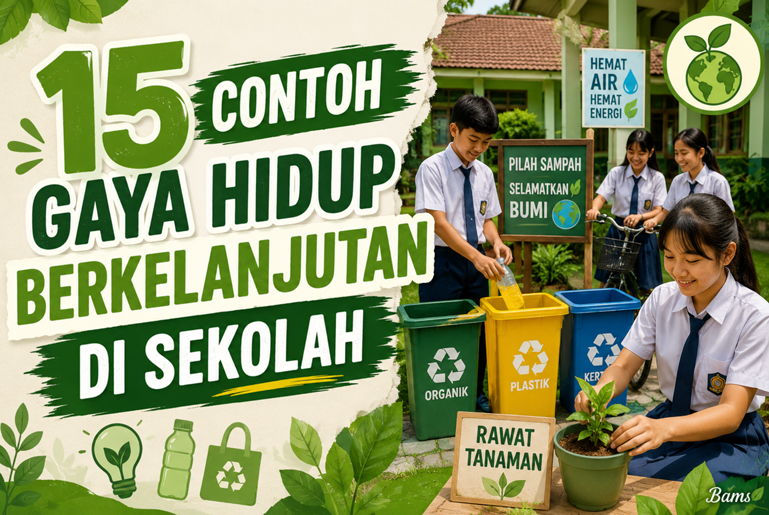 Contoh Gaya Hidup Berkelanjutan di Sekolah