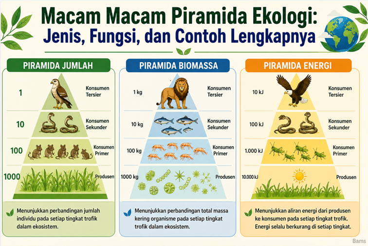 Macam Macam Piramida Ekologi